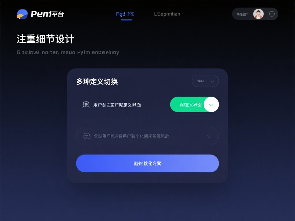 此外，平台还特别注重细节设计，比如多语言切换功能和